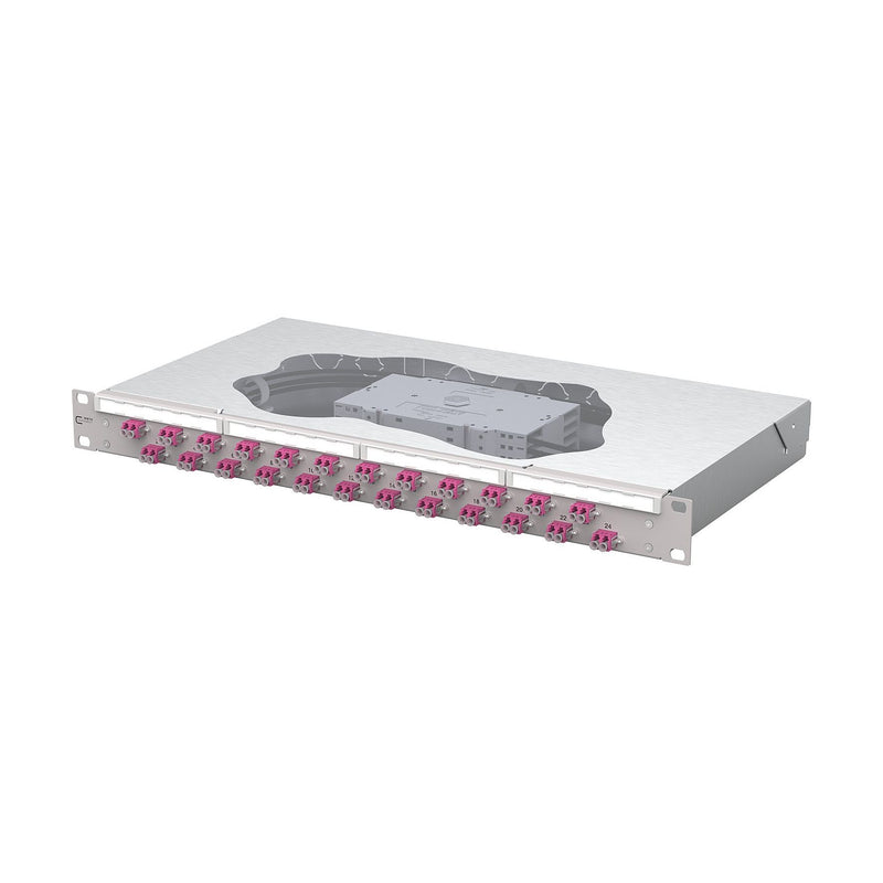 Metz Connect - Patchpanel LWL Patchfeld splice 1504577524-E 24xLC-D OM4