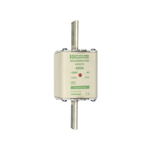 Mersen - Messersicherung Sicherungseinsatz NH Sond. NH2AM50V500 aM Gr.2 500A sfü KM − 3 Stück