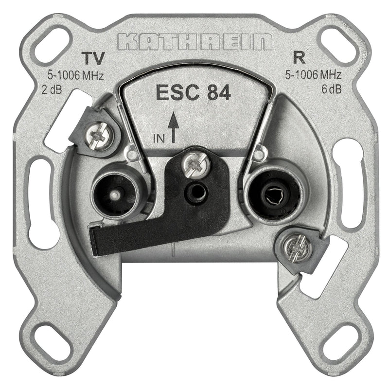 Kathrein - Antennensteckdose Breitband-Einzeldose ESC 84 2-fach