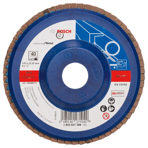 Bosch - Trenn-/Schleifscheibe Fächerschleifscheibe X551 2608607365 Expert for Metal