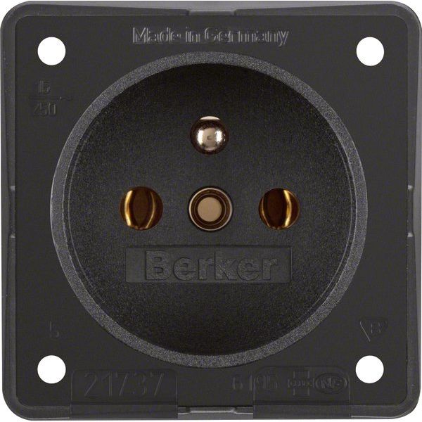 Berker - Steckdose sw 9619505 mit Erdungsstift