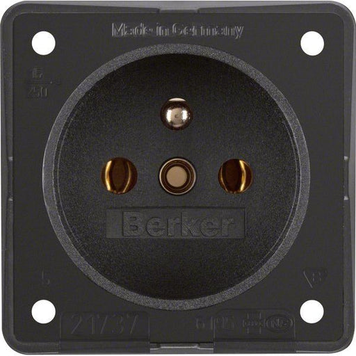 Berker - Steckdose sw 9619505 mit Erdungsstift