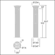 Thorn - Wegeleuchte LED - Pollerleuchte ADELIEBS 1 #96273277
