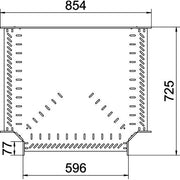 OBO Bettermann - T-Stück für Kabelrinne T-Stück für Kabelrinne RT 860 FT 85x600