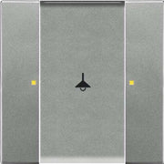 Busch-Jaeger - Bussystem-Tastsensor Bedienelement 1/2-fach 6125/02-803-500 graumetallic