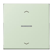 Jung - Abdeckung/Bedienelement für Installationsschalterprogramme Wippe mit Lichtleiter LC 101 KO5P 218 vert anglais pale