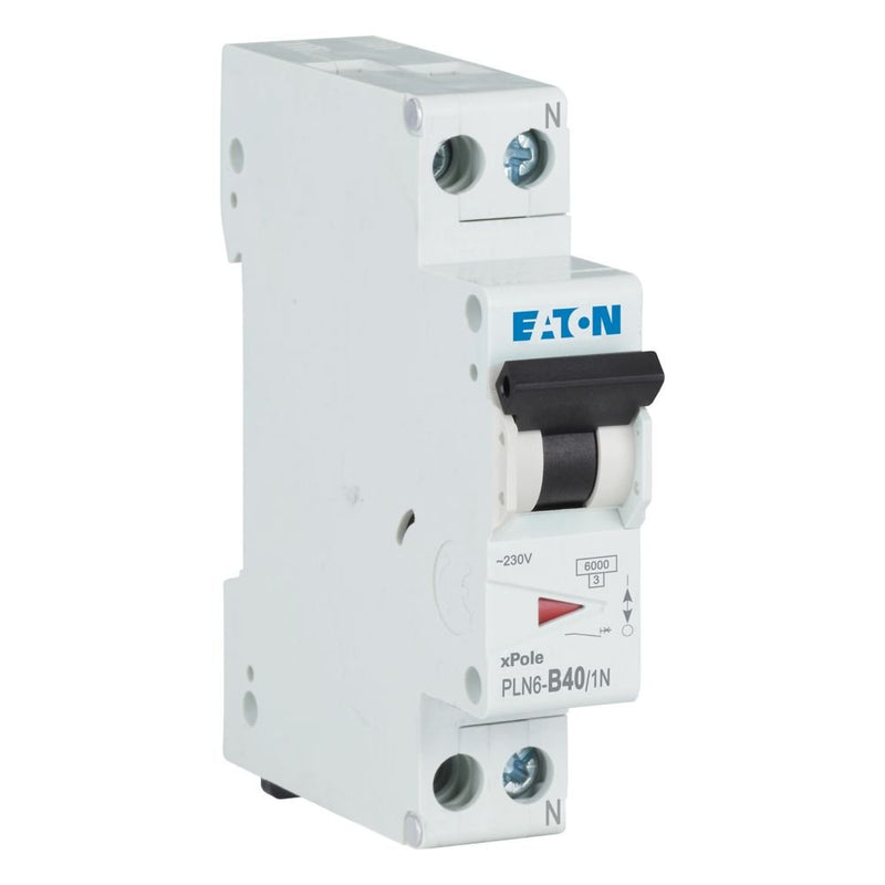 Eaton - Leitungsschutzschalter PLN6-B40/1N-DE 40A, 1p+N,Steckkl. B