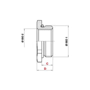 Plica - Erweiterungs-/Reduzierring Reduktion 916102648 M50/M32 − 10 Stück