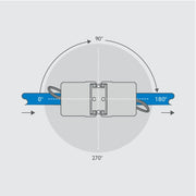 Metz Connect - Modularer Steckverbinder Kabelverbinder 130863-04-E 180° Class EA − 1 Stück