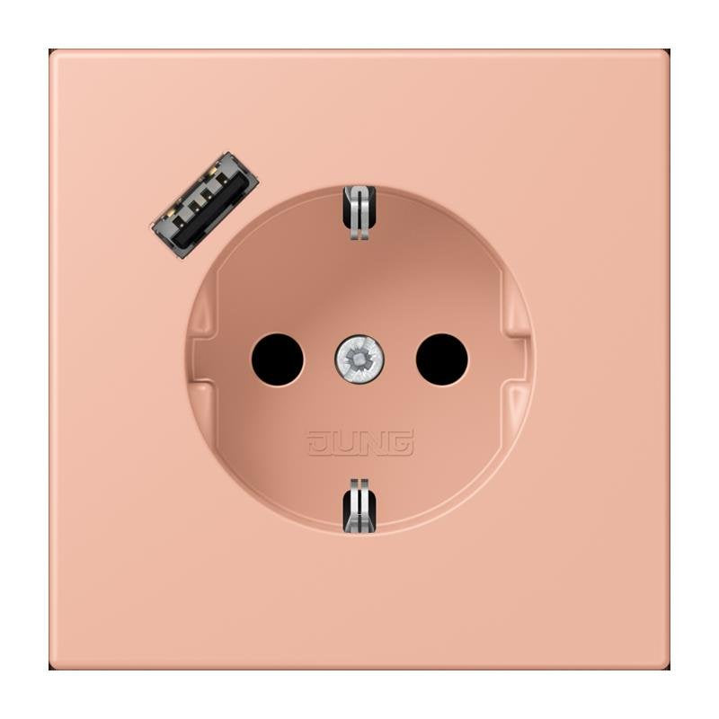 Jung - Steckdose SCHUKO Steckdose LC 1520-18 A 231 rose clair (32102)