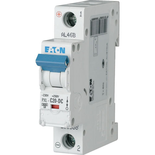 Eaton - Leitungsschutzschalter PXL-C20-DC 20A,1p,Steckkl.C, DC