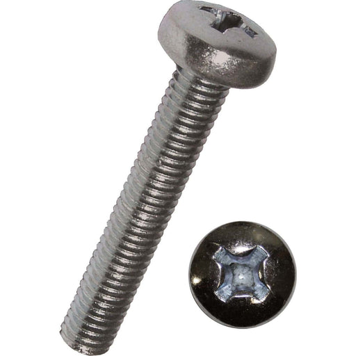 Dresselhaus - Maschinenschraube/Bolzen Linsenschraube 3421/000/02 6x20 Kreuzschlitz H A2 − 100 Stück
