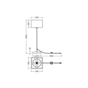 Ledvance - Stehleuchte E27 D.C.SquareFloor E27 braun
