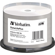 Verbatim - Speichermedium digital DVD-R 4.7GB/120Min/16x 43744 (VE50) Cakebox (50 Disc)