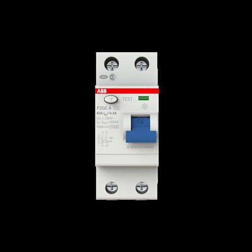 ABB Stotz S&J - Fehlerstrom-Schutzschalter FI-Schutzschalter F202A-63/0,3 pro M Compact