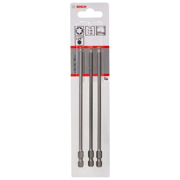 Bosch - Bit-Set Schrauberbit-Set 2607001763 Extra-Hart 3-teilig