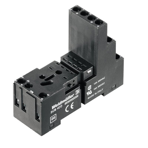 Weidmüller - Relaissockel SCM 4CO − 10 Stück