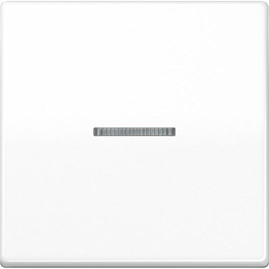 Jung - Bussystem-Tastsensor KNX RF Taster 1fach AS 10911 ST RF WW Duroplast, Serie AS