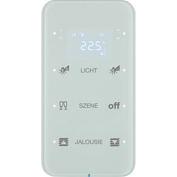Berker - Bussystem-Tastsensor Touchsensor 3fach 75643160 Glas polarweiß