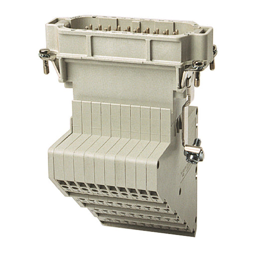 Walther Werke - Kontakteinsatz für Rechtecksteckverbinder Klemmenadapter D40 720632 Stifteinsatz mit − 10 Stück