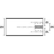 HellermannTyton - Aufteilkappe Warmschrumpfteil 304-1-G PO-X BK 3- Fingerstück − 100 Stück