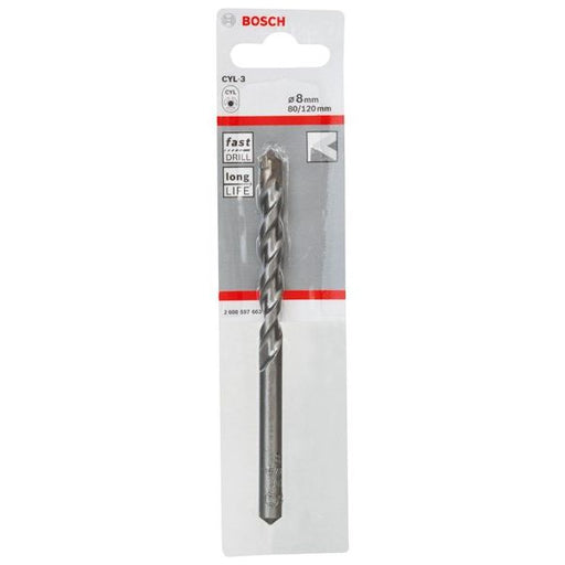 Bosch - Bohrer Betonbohrer CYL-3, 8 x 80 2608597663 x 120 mm d 7,5 mm
