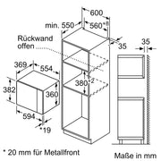 Bosch - Mikrowellengerät EB-Mikrowelle m.Grill BEL554MB0 Serie6