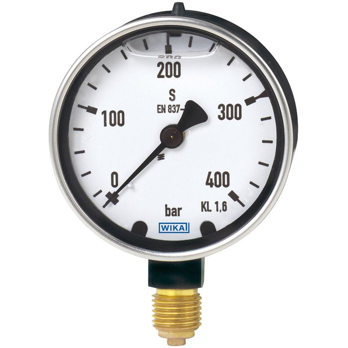 Wika Wiegand - Rohrfedermanometer Rohrfedmano 213.40.063 Hdy 9911006 250barG1/4Bunt
