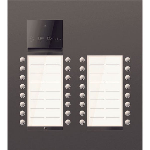 TCS Tür Control - Türstation für Türkommunikation PES PRO Audio Außenstat. ASU600432-0017 32T/2 UP R7016