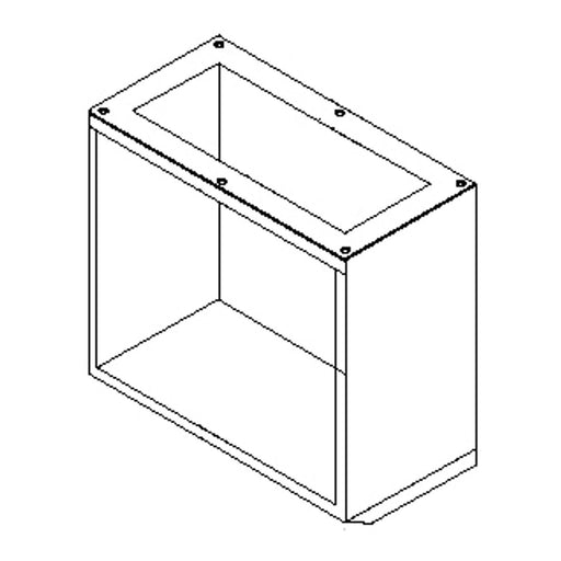 Walther Werke - Sockel/Sockelelement (Schaltschrank) Erdstück 83246595 465mm breit