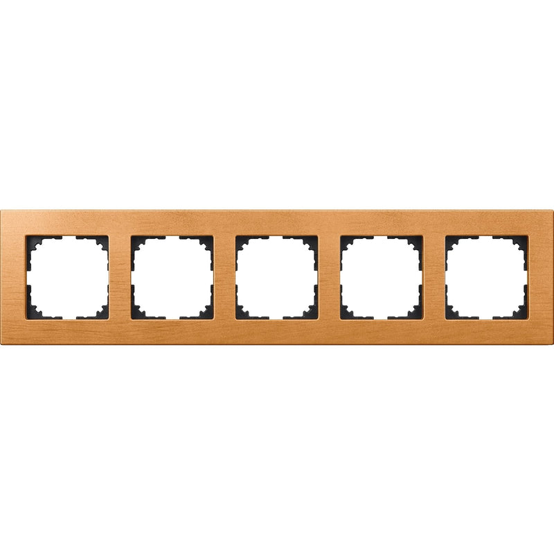 Merten - Abdeckrahmen Holzrahmen 5fach Buche MEG4055-3470