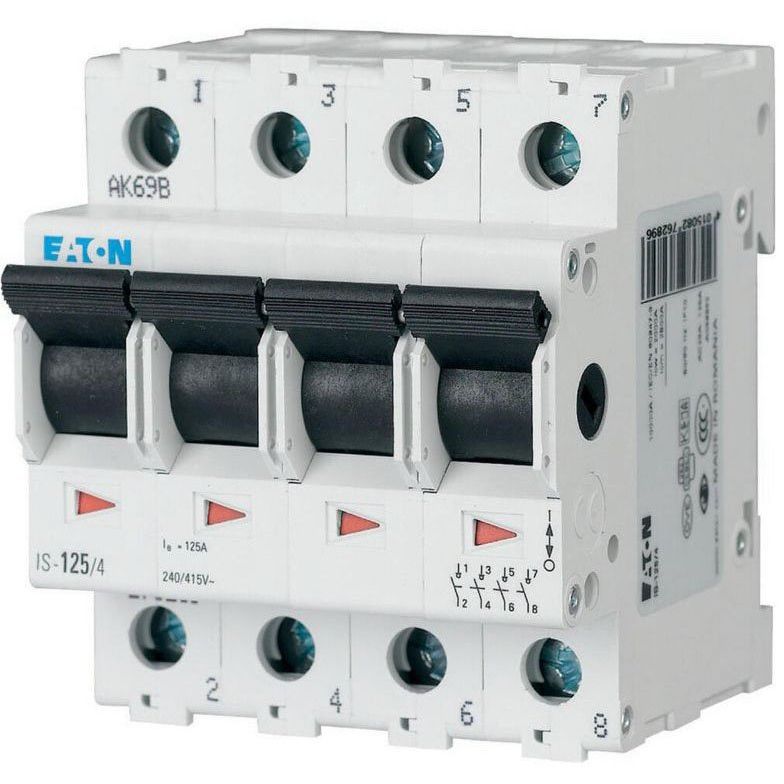 Eaton - Schalter für Reiheneinbau Hauptschalter IS-20/4 4p, 400V, 20A