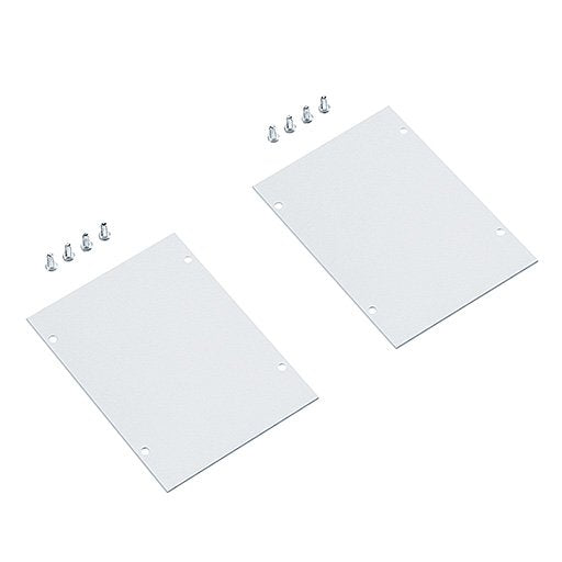 Zumtobel Group - Mechanisches Zubehör/Ersatzteile für Leuchten Endkappenset SLN2 CON #22172269 silber