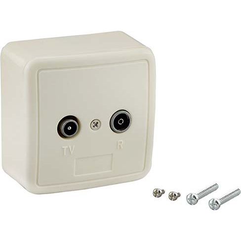 E+P Elektrik - Antennensteckdose Durchgangsdose BKV 10