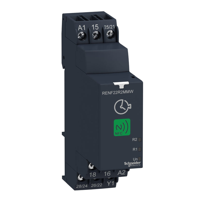Schneider Electric - Zeitrelais Multifunktions-Zeitrelais RENF22R2MMW NFC-Einstellung