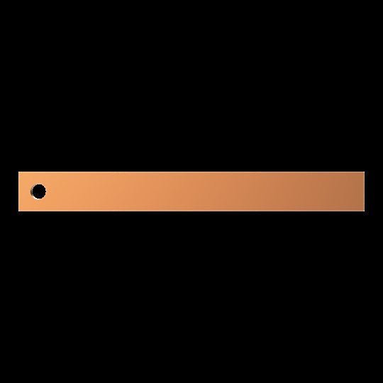 Striebel&John - Sammelschiene Kupferschiene ZX2130 30x10mm L:253mm