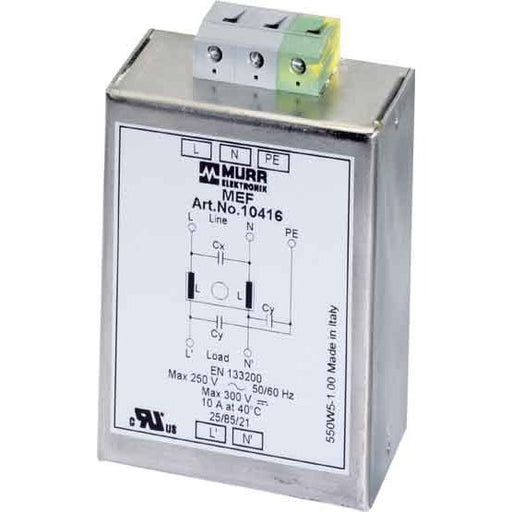 Murrelektronik - Filter für Niederspannung Netzentstörfilter 10472 10A,0-250V zweist