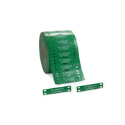 HellermannTyton - Kabelmarkierungssystem Kennzeichnungsschilder 556-83015(2000) 10x51mm grü 2000/Rol − 2000 Stück