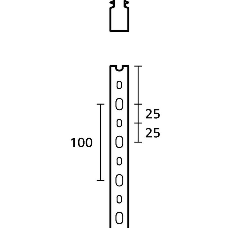HellermannTyton - Verdrahtungskanal HTWD-PN-25X80 25x80mm, 2m PVC − 2 Meter