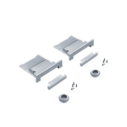 Zumtobel - Mechanisches Zubehör/Ersatzteile für Leuchten Endkappenset SLN2 MRT EC SET L9SR silber