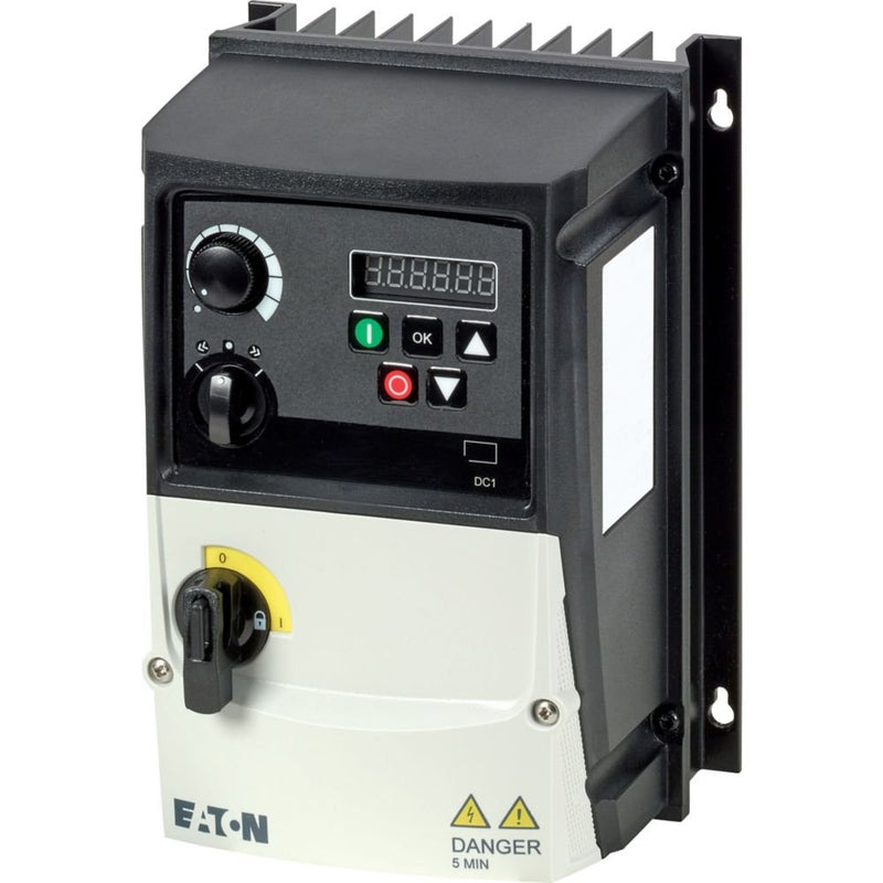 Eaton - Frequenzumrichter =< 1 kV Frequenzumrichter 1phasig DC1-1D4D3NN-A6SOE1 115V 4.3A 0.75kW AC