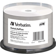 Verbatim - Speichermedium digital DVD-R 4.7GB/120Min/16x 43734 (VE50) Cakebox (50 Disc) − 4 Packung