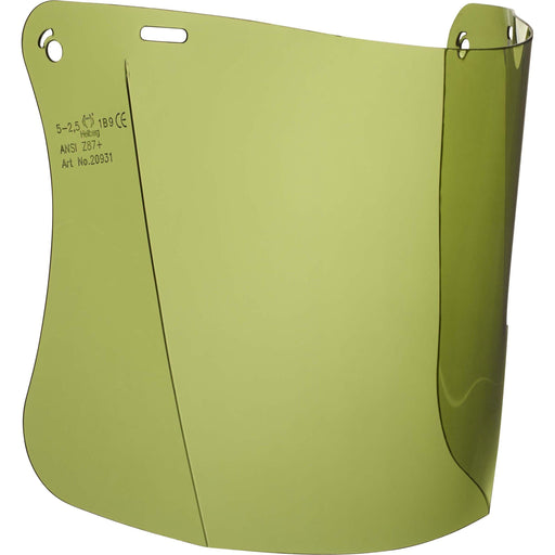 Hellberg - Zubehör/Ersatzteile für persönliche Schutzausrüstung SAFE PC grün 20931-001 Polycarbonat-Visier