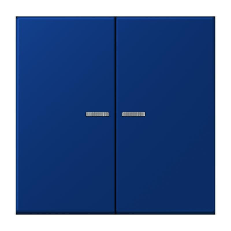 Jung - Abdeckung/Bedienelement für Installationsschalterprogramme Wippe mit Lichtleiter LC 102 KO5 261 bleu outremer fonce