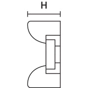 HellermannTyton - Befestigungssockel und -element für Kabelbinder Befestigungssockel KR6G5-PA66-NA (100) − 100 Stück