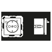 Jung - Steckdose FI-SCHUKO-Steckdose aws A 5520.30 WW 16A 250V