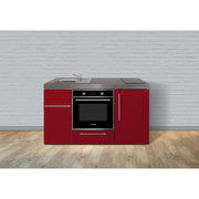 Stengel - Mini-Küche Miniküche Premiumline MPBBR150BOGKFreBliS Bordeauxrot