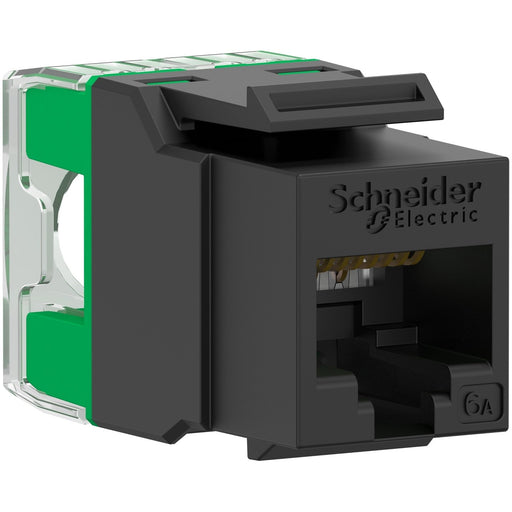 Schneider Electric - Modularer Steckverbinder Actassi Stecker S-110 RJ45 VDIB1736XUBK Keystone Ungeschirmt − 24 Stück