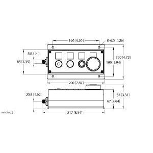 Turck - Feldbus, Dez. Peripherie - Digitales Ein-/Ausgangs-Modul Ford Conveyor Box OPIL-E4-IO2-FE03 Anb.an IOLink-Master