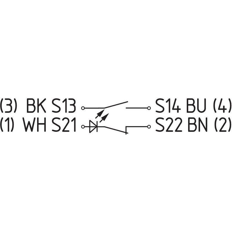 Schmersal - Positionsschalter mit getrenntem Betätiger Sicherheits-Sensor BNS 36-11ZG-ST-R